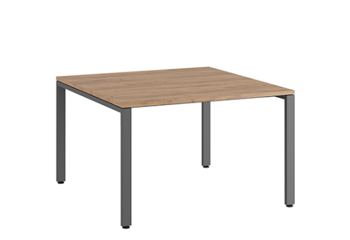 Стол для переговоров Эрника Металл, цвет дуб крафт + антрацит