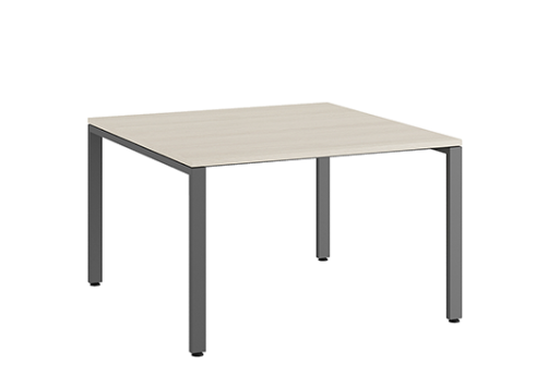 Стол для переговоров Эрника Металл, цвет дуб шамони светлый + антрацит