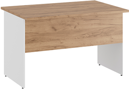 Стол письменный Эрника Вуд, цвет дуб крафт + белый