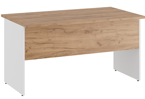 Стол письменный Эрника Вуд, цвет дуб крафт + белый
