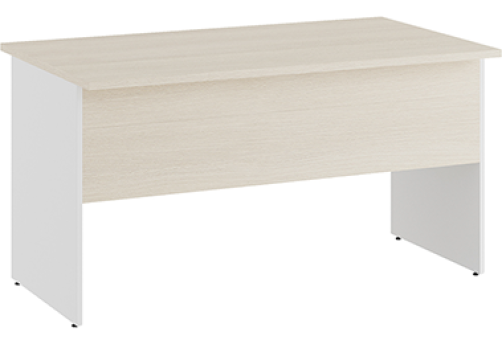Стол письменный Эрника Вуд, цвет дуб шамони светлый + белый