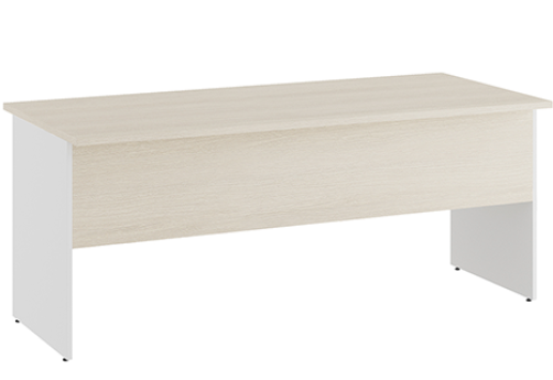 Стол письменный Эрника Вуд, цвет дуб шамони светлый + белый