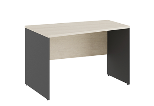 Стол трапеция левый Эрника Вуд, цвет дуб шамони светлый + антрацит