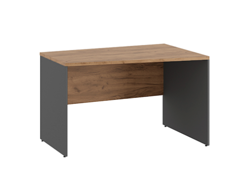 Стол трапеция правый Эрника Вуд, цвет дуб крафт + антрацит