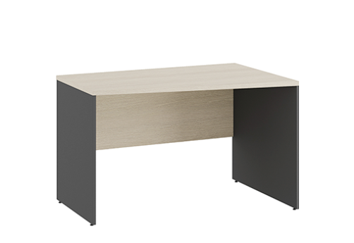 Стол трапеция правый Эрника Вуд, цвет дуб шамони светлый + антрацит