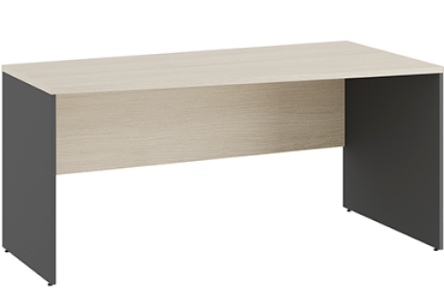 Стол трапеция правый Эрника Вуд, цвет дуб шамони светлый + антрацит