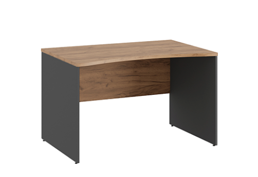 Стол линза Эрника Вуд, цвет дуб крафт + антрацит