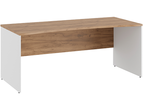 Стол линза Эрника Вуд, цвет дуб крафт + белый