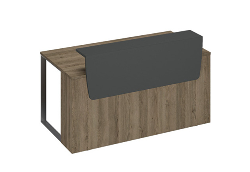 Стол президиум Эллиот Конференц, цвет дуб гладстоун светлый + антрацит премиум