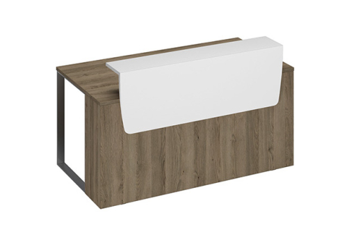 Стол президиум Эллиот Конференц, цвет дуб гладстоун светлый + белый