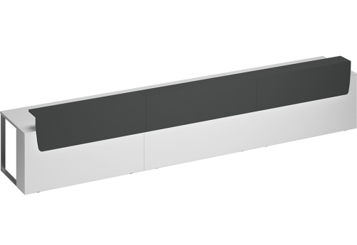 Стол президиум Эллиот Конференц, цвет белый + антрацит