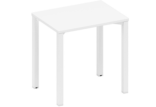 Стол письменный Авилла, цвет белый премиум + белый