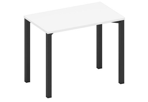 Стол письменный Авилла, цвет белый премиум + черный