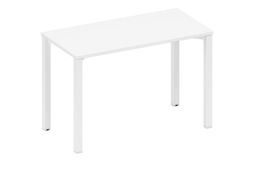 Стол письменный Авилла, цвет белый премиум + белый