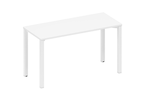 Стол письменный Авилла, цвет белый премиум + белый