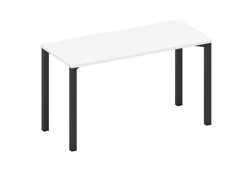 Стол письменный Авилла, цвет белый премиум + черный