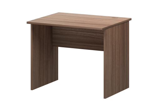 Стол рабочий с кабель каналом справа Аксима, цвет темный шимо