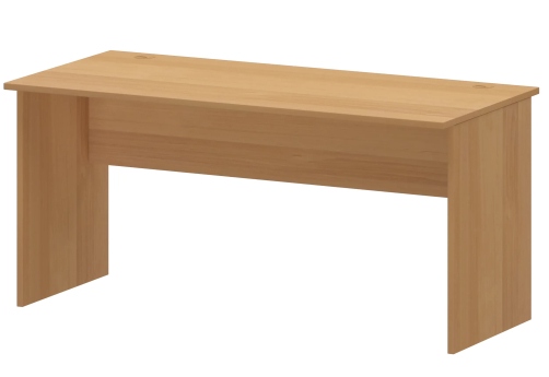 Стол с левым и правым кабель каналом Аксима, цвет ольха