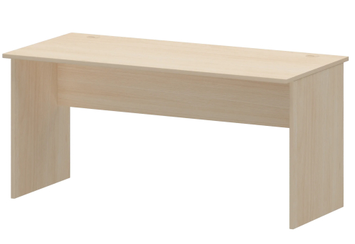 Стол с левым и правым кабель каналом Аксима, цвет бук