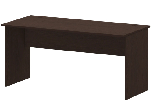 Стол с левым и правым кабель каналом Аксима, цвет венге