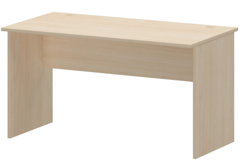 Стол с левым и правым кабель каналом Аксима, цвет бук