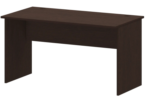 Стол с левым и правым кабель каналом Аксима, цвет венге