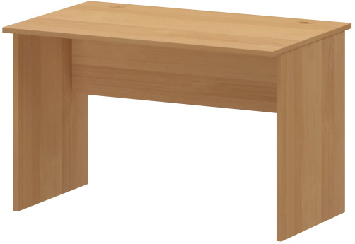Стол с левым и правым кабель каналом Аксима, цвет ольха