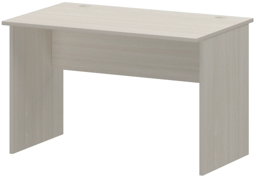 Стол с левым и правым кабель каналом Аксима, цвет ясень шимо