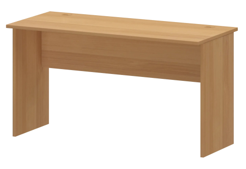 Стол с левым и правым кабель каналом Аксима, цвет ольха