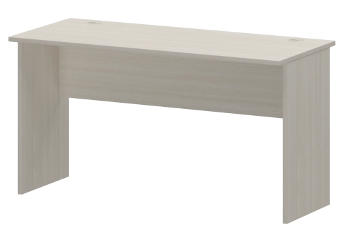 Стол с левым и правым кабель каналом Аксима, цвет ясень шимо