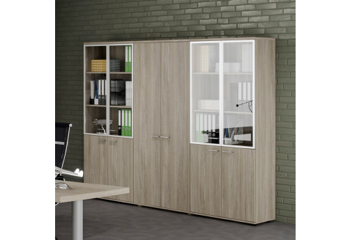 Группа шкафов с гардеробом Камелот, цвет светлый дуб