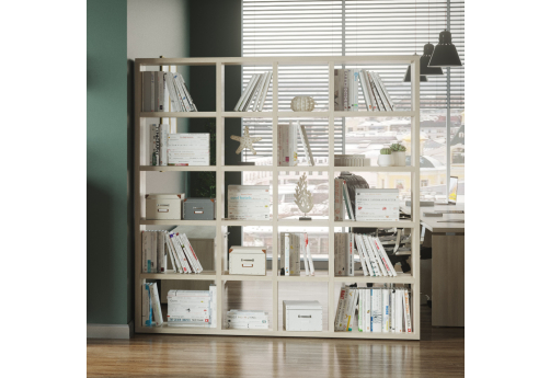 Стеллаж двусторонний Лорка, цвет акация