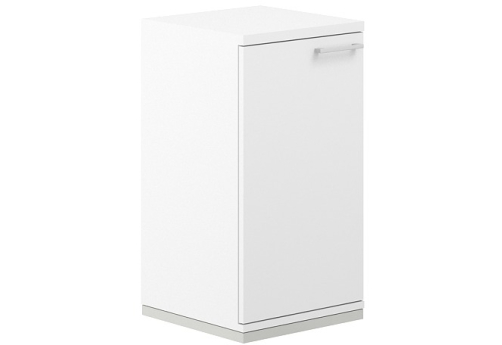 Шкаф левый 2 уровня Фламинго, цвет белый