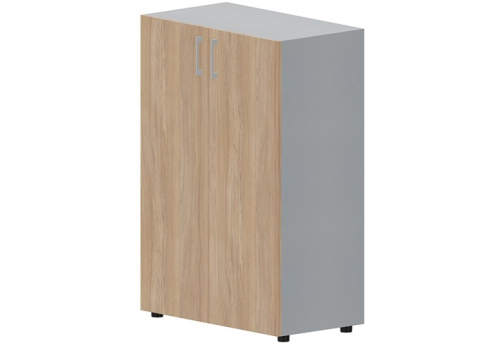 Шкаф средний закрытый Киви, цвет светлый дуб