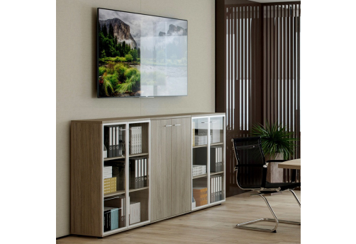 Группа шкафов Камелот, цвет темный дуб