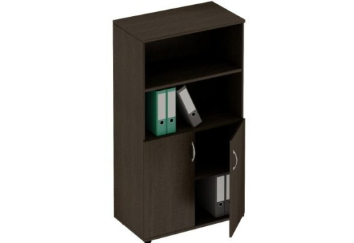 Шкаф для документов полузакрытый Тарли, цвет венге