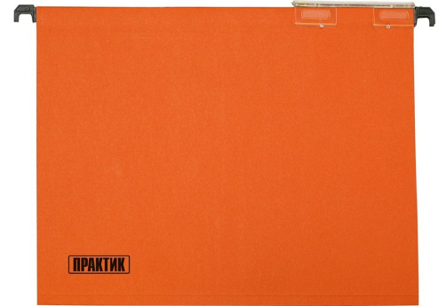 Папка подвесная, цвет оранжевый