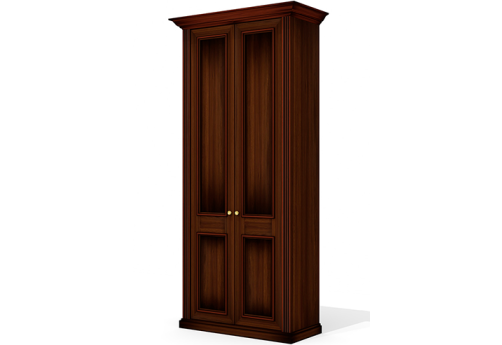 Гардероб Альберо, цвет орех темный