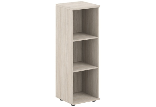 Стеллаж/корпус шкафа среднего с задней стенкой ЛДСП 16 мм Индиго Вуд, цвет дуб светлый
