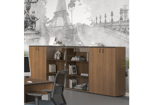 Группа шкафов Линси, цвет орех