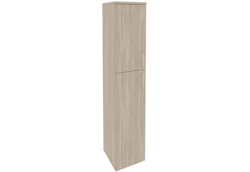 Шкаф высокий узкий левый (2 двери - 2 вариант), цвет дуб аттик