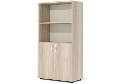 Шкаф средний широкий (2 открытые полки) Колибри, цвет ясень шимо