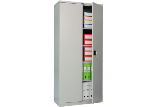 Шкаф офисный МФ1051, цвет серый полуматовый