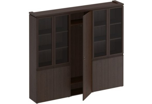 Шкаф комбинированный Фиеста, цвет дуб черный