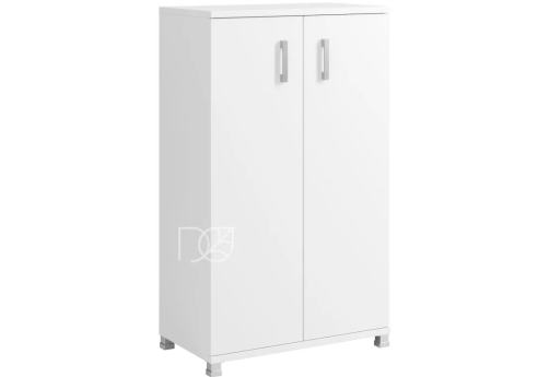 Шкаф закрытый низкий, цвет белый