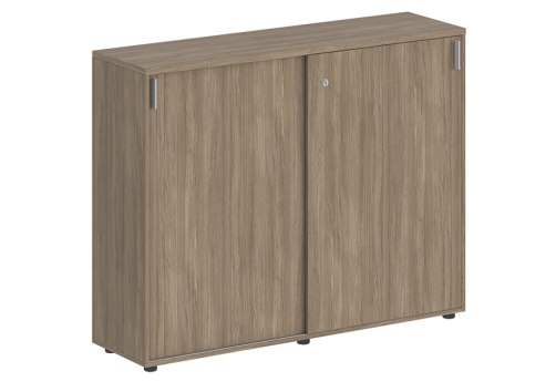 Шкаф-купе средний с замком Индиго Вуд, цвет дуб темный