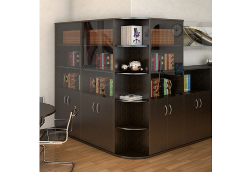 Группа шкафов Антрацит, цвет венге