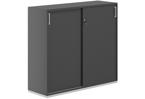 Шкаф-купе 3 уровня Фламинго, цвет антрацит