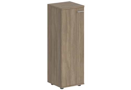 Шкаф средний с задней стенкой HDF левый Индиго Вуд, цвет дуб темный