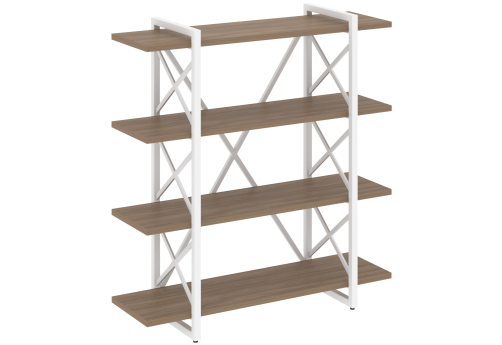 Стеллаж Европа, цвет дуб аризона + белый
